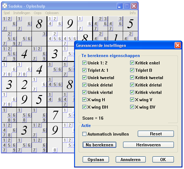 Sudoku Oploshulp