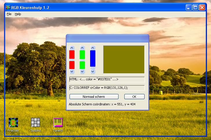 RGB in aftast modus