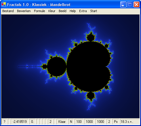 Fractal: Klassiek Mandelbrot